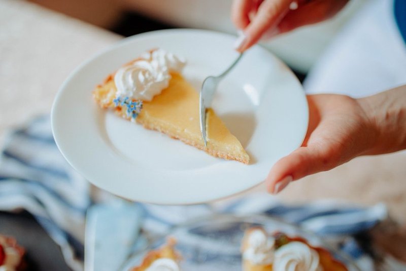 Tarte fine au citron de Menton
